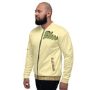 Dark Cream Leopard Bomber Jacket