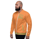 Flamenco Orange Checker  Bomber Jacket