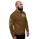 Brown Leopard Bomber Jacket