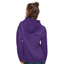 Purple and Blizzard Blue Unisex Hoodie