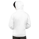White and Blue Unisex Hoodie
