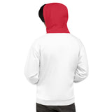 Red And White Royal Unisex Hoodie