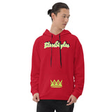 Red and Mindaro Green Unisex Hoodie