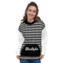 Black And White Royal Unisex Hoodie