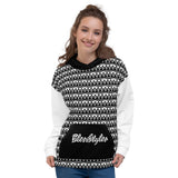 Black And White Royal Unisex Hoodie