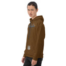 Brown and Silver Unisex Hoodie