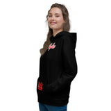 Black and Red Unisex Hoodie