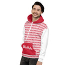 Red And White Royal Unisex Hoodie