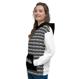 Black And White Royal Unisex Hoodie