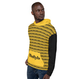 Yellow And Black Royal Unisex Hoodie