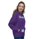 Purple and Blizzard Blue Unisex Hoodie
