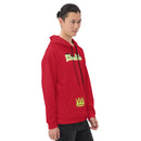 Red and Mindaro Green Unisex Hoodie