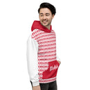 Red And White Royal Unisex Hoodie