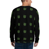 Black All Spread Unisex Sweatshirt