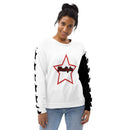 Star White And Black Unisex Sweatshirt