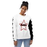 Star White And Black Unisex Sweatshirt
