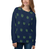 Navy BlueAll Spread Unisex Sweatshirt