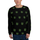 Black All Spread Unisex Sweatshirt