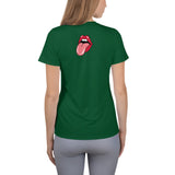 Forest green tongue athletic Shirt