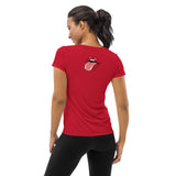 Red tongue athletic Shirt Top