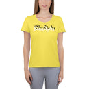 Yellow tongue athletic Shirt Top