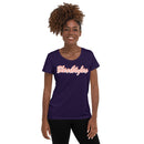 Purple tongue athletic Shirt Top