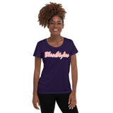 Purple tongue athletic Shirt Top
