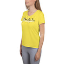 Yellow tongue athletic Shirt Top