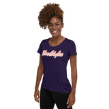 Purple tongue athletic Shirt Top