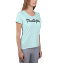 Light blue tongue athletic Shirt Top