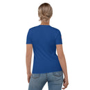 Blue lips sleeve Shirt Top