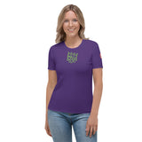 Purple lips sleeve Shirt Top