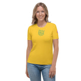 Yellow lips sleeve Shirt Top