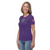 Purple lips sleeve Shirt Top