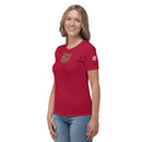 Carmine lips sleeve Shirt Top