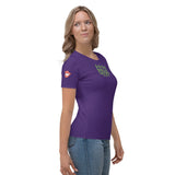Purple lips sleeve Shirt Top