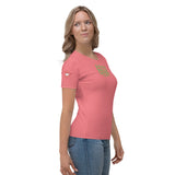 Froly pink lips sleeve Shirt