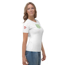White lips sleeve Shirt Top