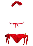 Red amber tie Bikini