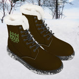 Brown Fur Leather Boot