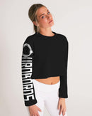 Black cropped sweatshirt - For you and all