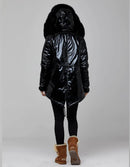Black Fur Metallic Parka - For you and all