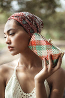 mix color  handwoven straw clutch - For you and all