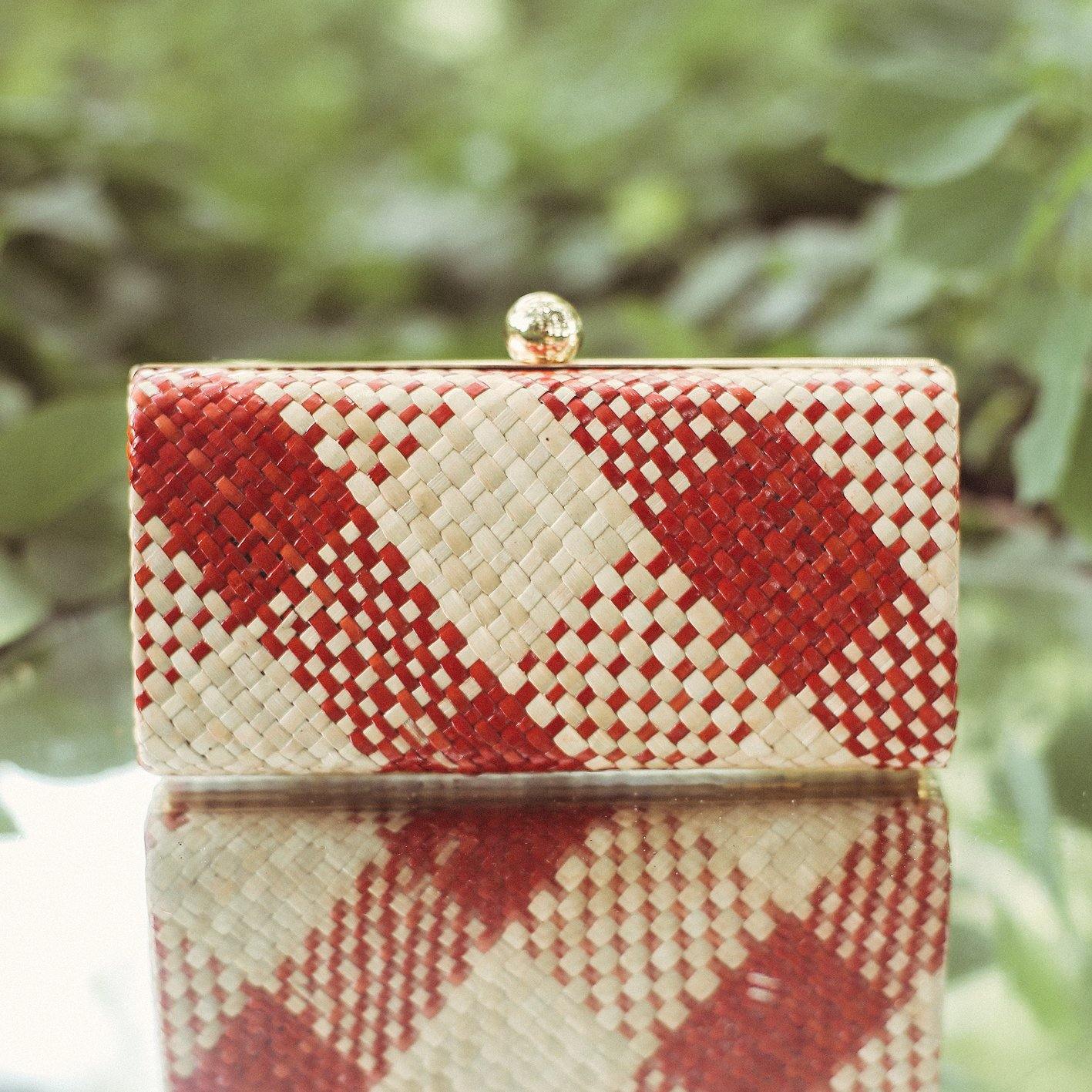 handwoven straw clutch - For you and all