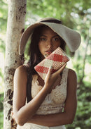 handwoven straw clutch - For you and all