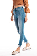 Ripped Four button jeans - For you and all