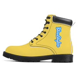 Yellow Waterproof Leather Boots