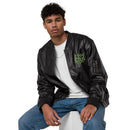 Leather Unisex Bomber Jacket