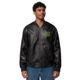 Leather Unisex Bomber Jacket