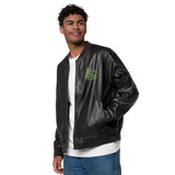 Leather Unisex Bomber Jacket